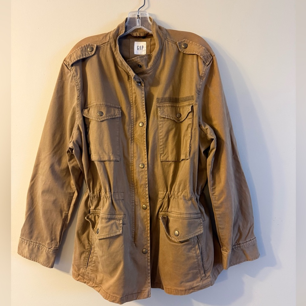 GAP Tan Military-Inspired Jacket